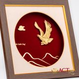Tranh Đại Bàng dát vàng 24k ACT GOLD ISO 9001:2015 (Mẫu 4)