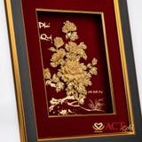 Tranh Hoa Mẫu Đơn dát vàng 24k ACT GOLD ISO 9001:2015 (Mẫu 1)