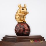 Quà tặng Chuột dát vàng 24k ACT GOLD ISO 9001:2015