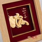 Tranh Bồ Đề Tâm Dát Vàng 24K ACT GOLD ISO 9001:2015