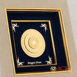 Tranh Mặt Trống Đồng dát vàng 24k ACT GOLD ISO 9001:2015