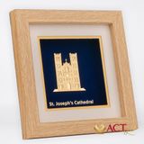 Tranh Nhà Thờ Lớn Hà Nội dát vàng 24k ACT GOLD ISO 9001:2015