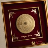 Tranh Mặt Trống Đồng dát vàng 24k ACT GOLD ISO 9001:2015