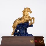 Quà tặng Ngựa Phi Nước Đại dát vàng 24k ACT GOLD ISO 9001:2015