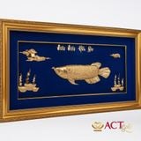 Tranh Cá Rồng dát vàng 24k ACT GOLD ISO 9001:2015