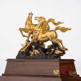 Quà tặng Song Mã dát vàng 24k ACT GOLD ISO 9001:2015