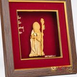 Tranh Ông Thọ dát vàng 24k ACT GOLD ISO 9001:2015