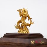 Quà tặng Tượng Rồng (Thanh Long) dát vàng 24k ACT GOLD ISO 9001:2015