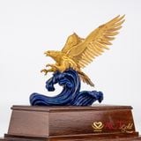 Quà tặng Đại Bàng dát vàng 24k ACT GOLD ISO 9001:2015 (Mẫu 3)