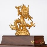 Quà tặng tượng Rồng Thanh Long dát vàng 24k ACT GOLD ISO 9001:2015