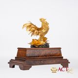 Quà tặng Gà Vàng Đại Cát dát vàng 24k ACT GOLD ISO 9001:2015 (Mẫu 1)