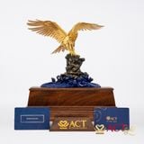 Quà tặng Đại Bàng dát vàng 24k ACT GOLD ISO 9001:2015(Mẫu 1)