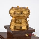 Tượng Trống Đồng dát vàng 24k ACT GOLD ISO 9001:2015