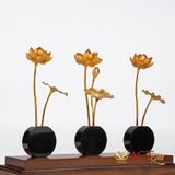 Quà tặng Hồ Sen 7 Nhánh dát vàng 24k ACT GOLD ISO 9001:2015