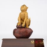 Quà tặng Tượng Khỉ dát vàng 24k ACT GOLD ISO 9001:2015