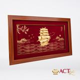 Tranh Thuyền dát vàng 24k ACT GOLD ISO 9001:2015