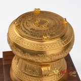 Tượng Trống Đồng dát vàng 24k ACT GOLD ISO 9001:2015