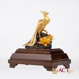 Quà tặng Phượng Hoàng dát vàng 24k ACT GOLD ISO 9001:2015(Mẫu 1)