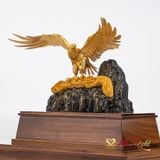 Quà tặng Đại Bàng dát vàng 24k ACT GOLD ISO 9001:2015 (Mẫu 2)