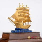 Quà tặng Thuyền Buồm mạ vàng 24k ACT GOLD ISO 9001:2015