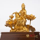 Tượng Quán Tự Tại Bồ Tát dát vàng 24k ACT GOLD ISO 9001:2015
