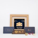 Tranh Nhà Hát Lớn Sài Gòn dát vàng 24k ACT GOLD ISO 9001:2015