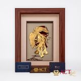 Quà tặng Tranh Phượng Hoàng dát vàng 24k ACT GOLD ISO 9001:2015
