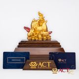 Quà tặng Heo Tài Lộc dát vàng 24k ACT GOLD ISO 9001:2015 (Mẫu 5)