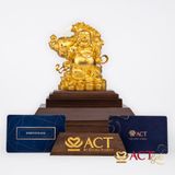 Quà tặng Phật Di Lặc dát vàng 24k ACT GOLD ISO 9001:2015
