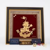 Tranh Trâu dát vàng 24k ACT GOLD ISO 9001:2015 (Mẫu 2)