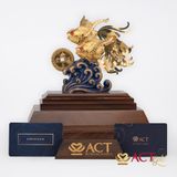 Quà tặng Kim Ngư dát vàng 24k ACT GOLD ISO 9001:2015