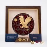 Tranh Đại Bàng dát vàng 24k ACT GOLD ISO 9001:2015 (Mẫu 1)