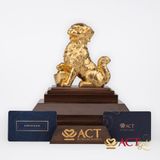Quà tặng Tuất Phú Quý dát vàng 24k ACT GOLD ISO 9001:2015 (Mẫu 1)