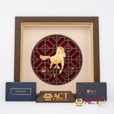 Tranh Ngựa dát vàng 24k ACT GOLD ISO 9001:2015 (Mẫu 1)