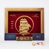 Tranh Thuyền dát vàng 24k ACT GOLD ISO 9001:2015