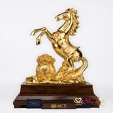 Quà tặng Ngựa Chiến Thắng Cỡ Đại dát vàng 24k ACT GOLD ISO 9001:2015