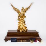 Quà tặng Chu Tước dát vàng 24k ACT GOLD ISO 9001:2015 (mẫu 3)
