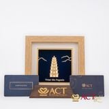 Tranh Chùa Thiên Mụ dát vàng 24k ACT GOLD ISO 9001:2015
