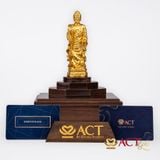 Tượng Phật A Di Đà dát vàng 24k ACT GOLD ISO 9001:2015