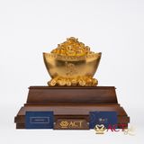 Quà tặng Kim Nguyên Bảo dát vàng 24k ACT GOLD ISO 9001:2015