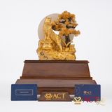 Quà tặng Hổ Phú Quý dát vàng 24k ACT GOLD ISO 9001:2015(Mẫu 6)