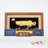 Tranh Cá Rồng dát vàng 24k ACT GOLD ISO 9001:2015