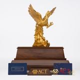Quà tặng Chu Tước dát vàng 24k ACT GOLD ISO 9001:2015 (mẫu 1)