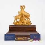 Quà tặng Tam Dương Khai Thái dát vàng 24k ACT GOLD ISO 9001:2015