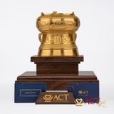 Tượng Trống Đồng dát vàng 24k ACT GOLD ISO 9001:2015
