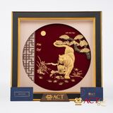 Tranh Hổ dát vàng 24k ACT GOLD ISO 9001:2015 (Mẫu 6)