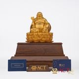 Quà tặng Phật Di Lặc dát vàng 24k ACT GOLD ISO 9001:2015
