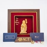 Tranh Ông Thọ dát vàng 24k ACT GOLD ISO 9001:2015