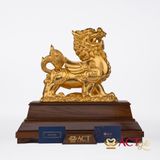 Quà tặng Tượng Tỳ Hưu dát vàng 24k ACT GOLD ISO 9001:2015