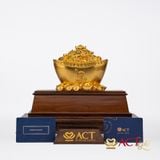 Quà tặng Kim Nguyên Bảo dát vàng 24k ACT GOLD ISO 9001:2015